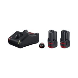 Bosch set 12V akumulatora - baterija 2 x GBA 12V 3,0Ah + punjač GAL 12V-40 ( 1600A019RD )
