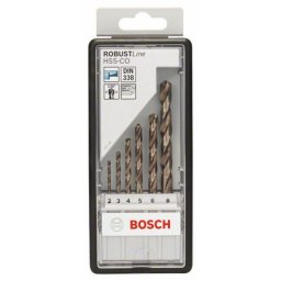 Bosch 6-delni robust line set burgija za metal HSS-Co 2 3 4 5 6 8 mm ( 2607019924 )