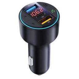 Xwave 160479 BT 40 FM transmiter za kola,Bluetooth,LED,USB,3D Surround,USB-TypeC PD30W+QC3.0 brzo punjenje