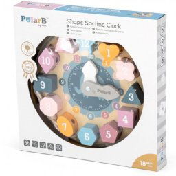 Viga drveni set za sortiranje- sat ( 24700 )