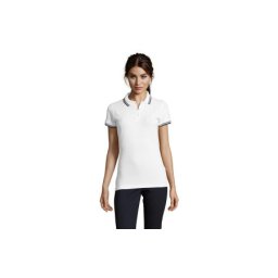 SOL'S Pasadena ženska polo majica sa kratkim rukavima Bela/teget XXL ( 300.578.00.XXL )
