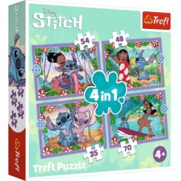Tref line puzzle lilo stitch 4 u 1 ( T46336 )