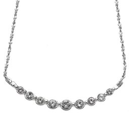 Ženska oliver weber soon crystal ogrlica sa swarovski belim kristalom ( 11133 )