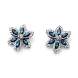Ženske oliver weber glory montana mindjuše sa swarovski plavim kristalom ( 22819.207 )