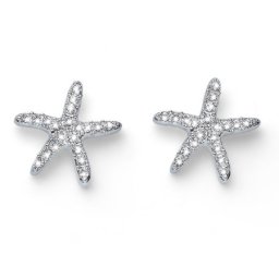Ženske oliver weber starfish mindjuše sa swarovski belim kristalom ( 22740 )
