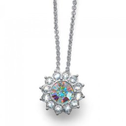 Ženski oliver weber romantic alabaster lančić sa swarovski kristalima ( 12264.ab )