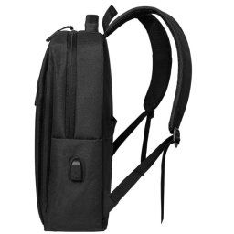 Ranac poslovni * MARTIN Crni za laptop 15,6inc 42x34x12cm USB konektor