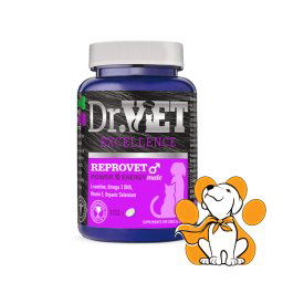 Dr VET Reprovet Male 100 Tableta, Poboljšava Reproduktivne Sposobnosti Pasa