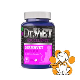 Dr VET Dermavet 100 Tableta, Suplement Za Zdravlje Kože i Kvalitet Dlake