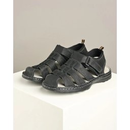 Kožne muške sandale 4102-1 (41-46) crne