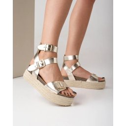 Ženske sandale na debelom đonu LS792505 zlatne