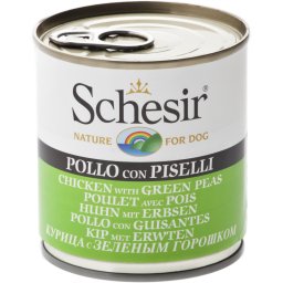 Schesir dog konzerva za pse - Piletina i grašak 285g