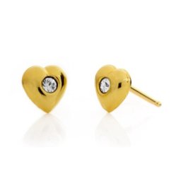 Victoria cruz kids crystal gold mindjuše sa swarovski kristalima ( a3480-07dt )