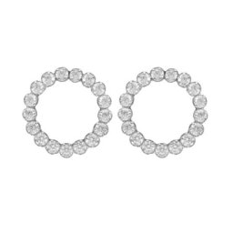 Victoria cruz halo crystal mindjuše sa swarovski kristalima ( a4474-07ht )