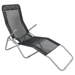 LEŽALJKA ZA BAŠTU/PLAŽU CRNA *5897