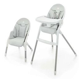 Kinderkraft stolica za hranjenje dinnly light grey ( KHDINN00LGR00 )