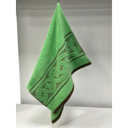 Peškir Stock 50x90cm Dezen S7 Zelena boja ( VLK000940-stockS7 )