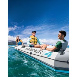 Intex čamac na naduvavanje Mariner 4 sa aluminijumskim veslima ( 68376 )