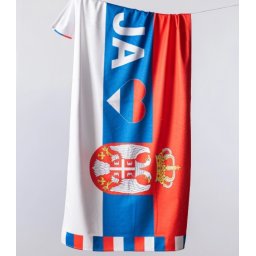 Plažni peškir 70x140-srbija u srcu ( 4000153-2 )