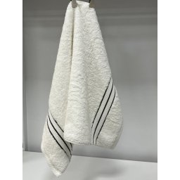 Peškir Stock 50x75cm Dezen S9 Belo/Crna boja ( VLK000940-stockS9 )