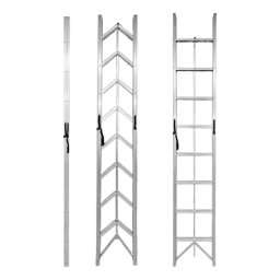 SuperStep Sklapajuće Alu Merdevine 8 Gazišta 266cm ( 1638 )