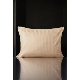 Jastučnica 50x70cm 100% Damast Saten Linija Krem boja ( VLK000177-kremboja )