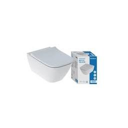 konzolna WC solja RIM-FREE +daska SmyleSquare