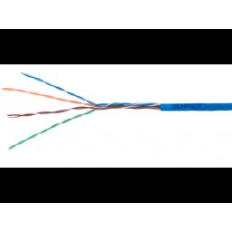 SCHRACK KABL INST.CAT.5E U/UTP - 125 MHZ, 4X2XAWG-24, PVC, PLAVI
