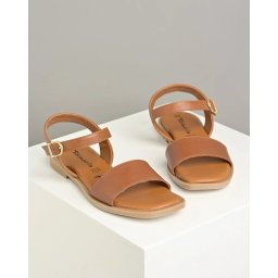 Ženske kožne sandale 1-28160-42 kamel