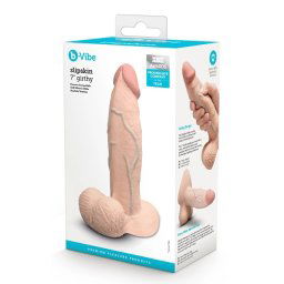 Ultra Realistični Dildo b-Vibe Slipskin Girthy 18cm