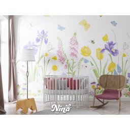 Foto tapeta Cveće u akvarelu t057