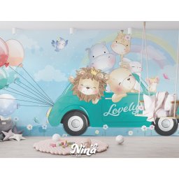 Foto tapeta Plavi Automobil t099
