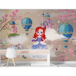 Foto tapeta Princeza i dvorac t134