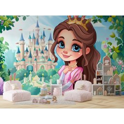 Foto tapeta Princeza i dvorac t149
