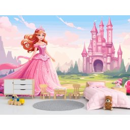 Foto tapeta Princeza u roze haljini t153