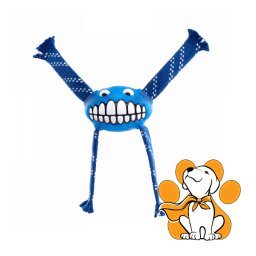 Rogz Grinz Flossy Medium Dentalna Igračka Za Pse, Plava