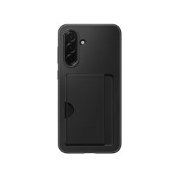 SAMSUNG silikonska futrola sa džepom/card slot Samsung A36 CRNA