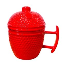 Keramička šolja Kamado Bono - crvena boja