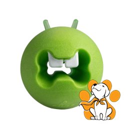 Rogz Fred Treat Toy Igračka Za Pse Sa Prostorom Za Poslastice, Zelena