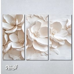 Slike na platnu Elegantni beli cvetovi Nina628_3