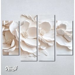 Slike na platnu Elegantni beli cvetovi Nina628_4