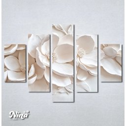 Slike na platnu Elegantni beli cvetovi Nina628_5