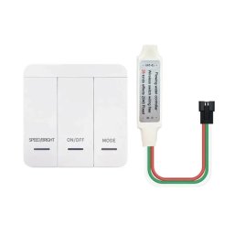 DIMER ZA ADRESABILNE RUNNING DIGITALNE LED TRAKE RF ZIDNI 12 24V 2048 28 MODE