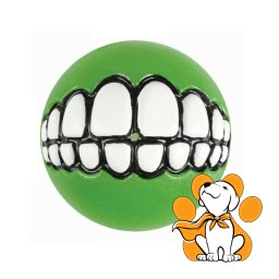 Rogz Grinz Fetch Ball S, Fluorescentna Lopta Za Pse, Zelena