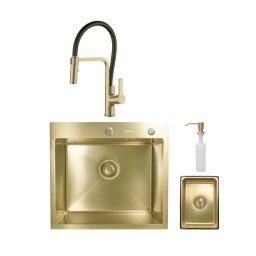 SET: Inox sudopera SanDonna GOLD + ANDRA GOLD SLAVINA