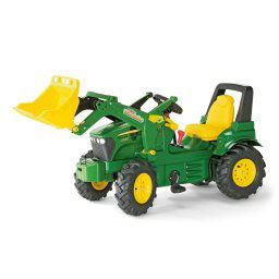 Traktor Farmtrack John Deer 7930 sa kašikom, menjačem, kočnicom i gumenim točkovima Rolly 710126