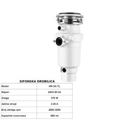 Sifonska drobilica HR-3A-TL