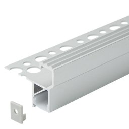 Ugradni aluminijumski profil za LED trake za stepenice i pločice