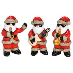 Novogodišnja figura rock&roll deda mraz ( 10025486 )