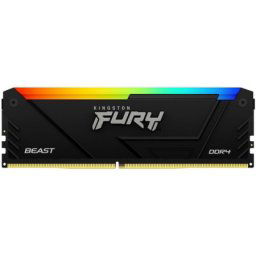 Kingston DIMM DDR4 64GB (2x32GB kit) 3600MT/s KF436C18BB2AK2/64 fury beast black RGB XMP memorija